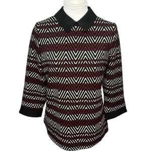 Smashed Lemon V Design Blouse